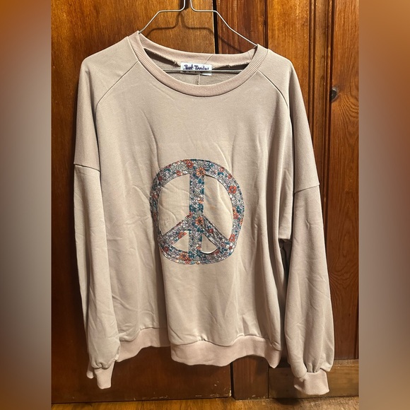 Peace Sign Sweater - Picture 1 of 3
